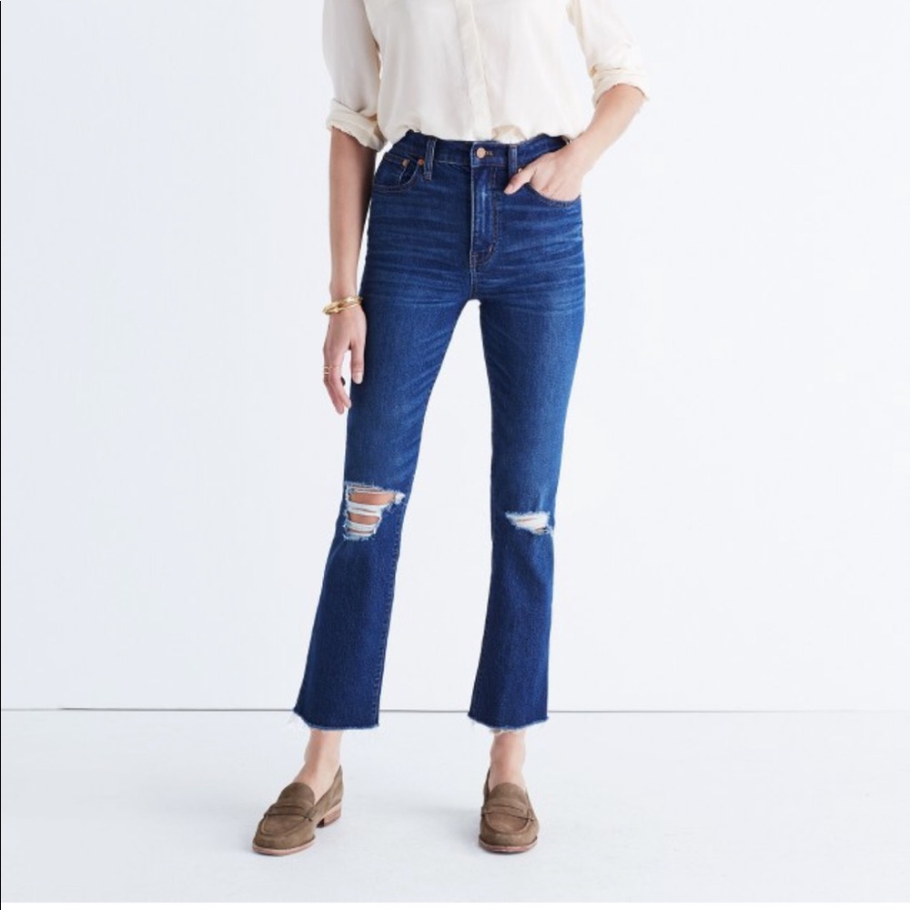 Madewell crop flares